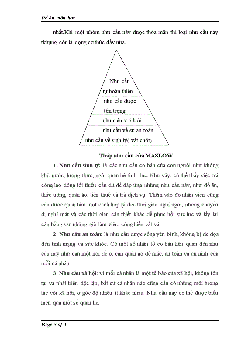 image for page Tạo động lực làm việc cho nhân viên dựa trên tháp nhu cầu của MASLOW