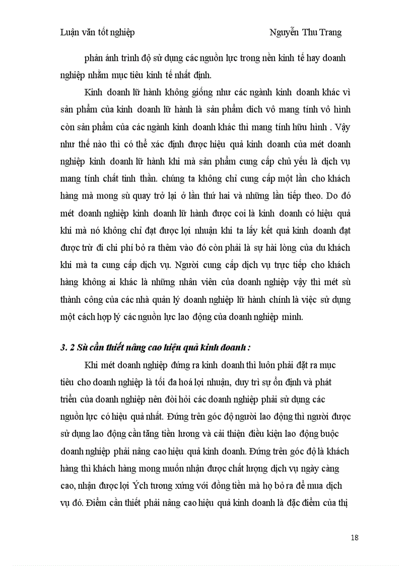 image for page Thực trạng hiệu quả hoạt động kinh doanh lữ hành quốc tế nhận khách của Công ty du lịch Handspan