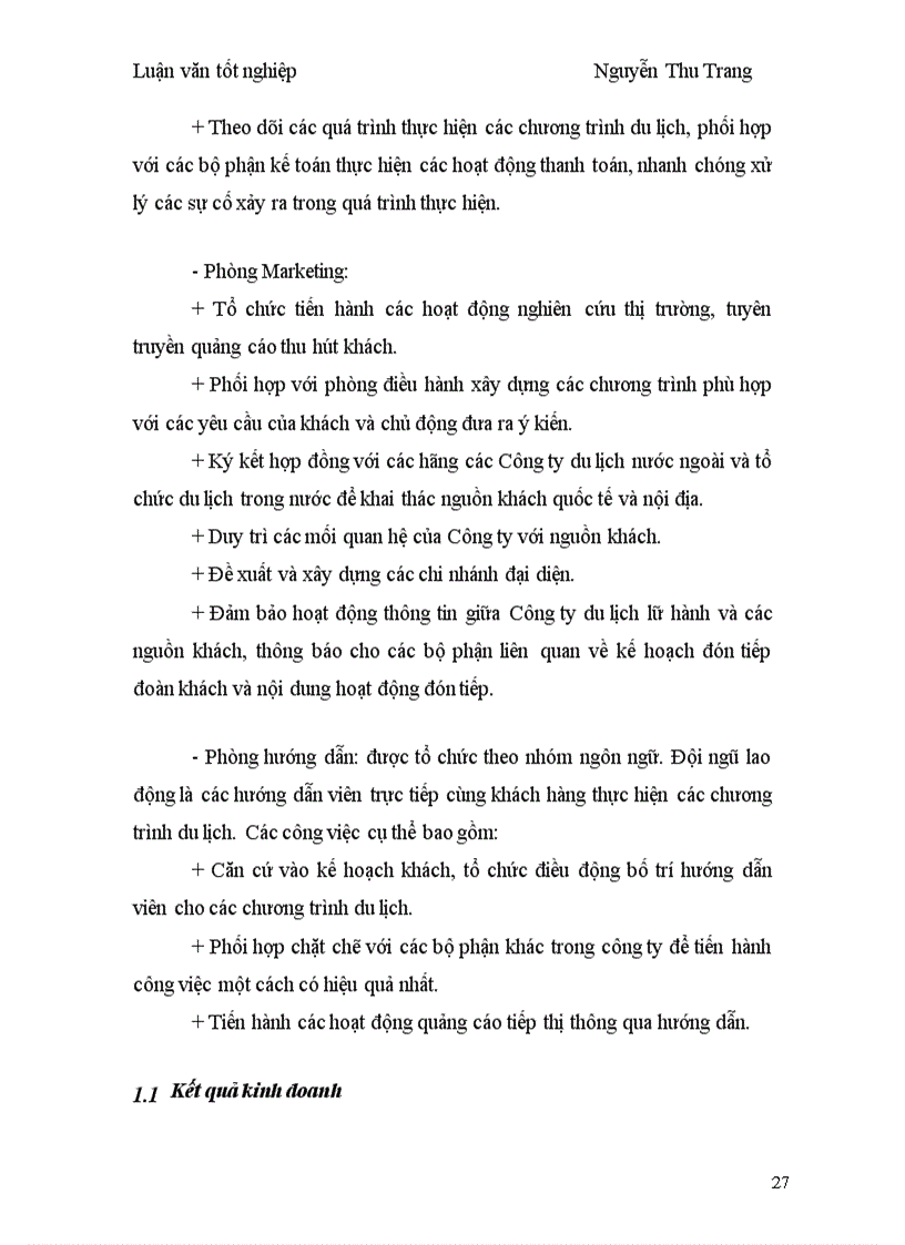 image for page Thực trạng hiệu quả hoạt động kinh doanh lữ hành quốc tế nhận khách của Công ty du lịch Handspan