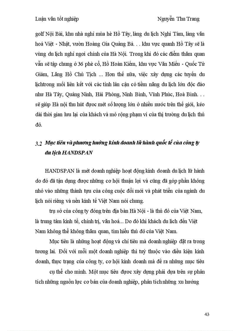 image for page Thực trạng hiệu quả hoạt động kinh doanh lữ hành quốc tế nhận khách của Công ty du lịch Handspan