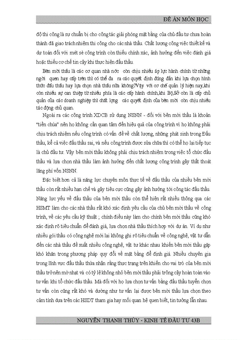 image for page Nghiên cứu thực trạng công tác đấu thầu trong XDCB ở Việt Nam thời gian qua.