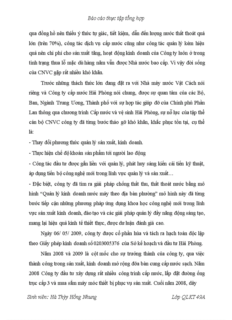 image for page Một số kiến nghị nhằm hoàn thiện cơ cấu tổ chức tại Công ty cổ phần cấp nước Vật Cách- Hải Phòng.