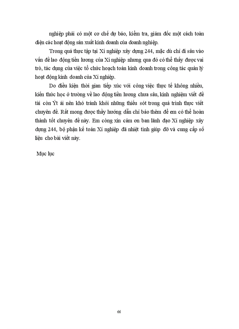 image for page Hạch toán tiền lương và các khoản trích theo lương tại Xí nghiệp xây dựng 244.