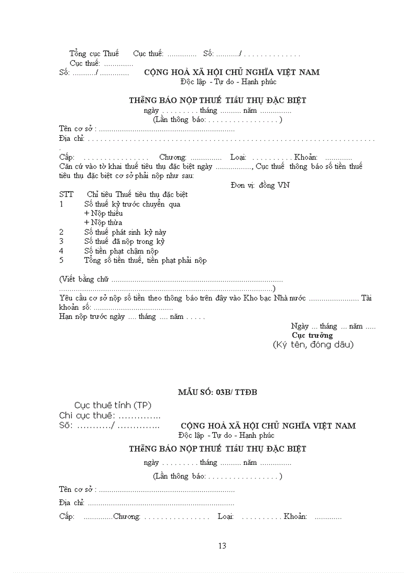 image for page Thuế tiêu thụ đặc biệt