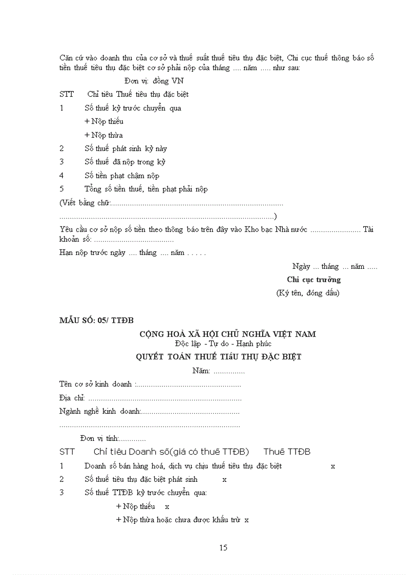 image for page Thuế tiêu thụ đặc biệt