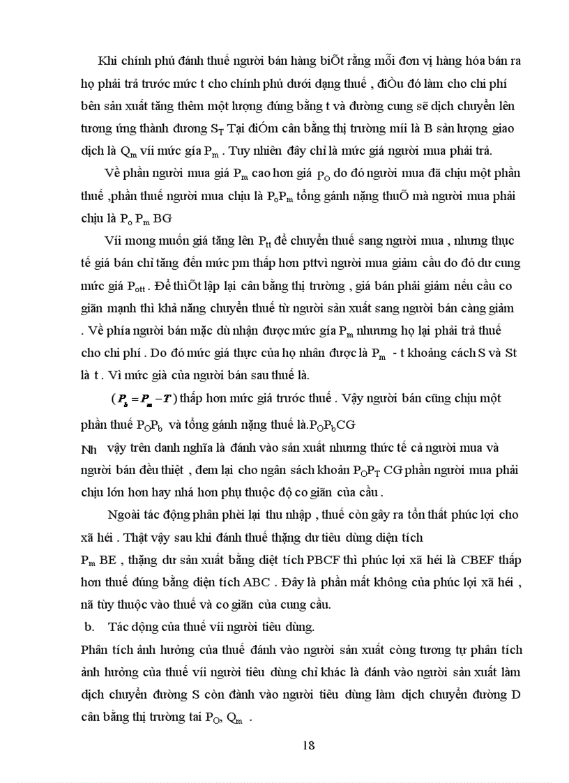 image for page Hệ số co giãn cung và phân chia gánh nặng thuế đối với các bên tham gia thị trường