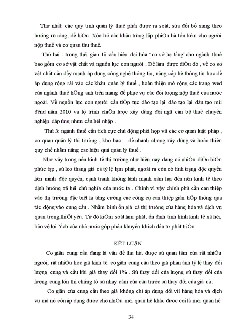 image for page Hệ số co giãn cung và phân chia gánh nặng thuế đối với các bên tham gia thị trường