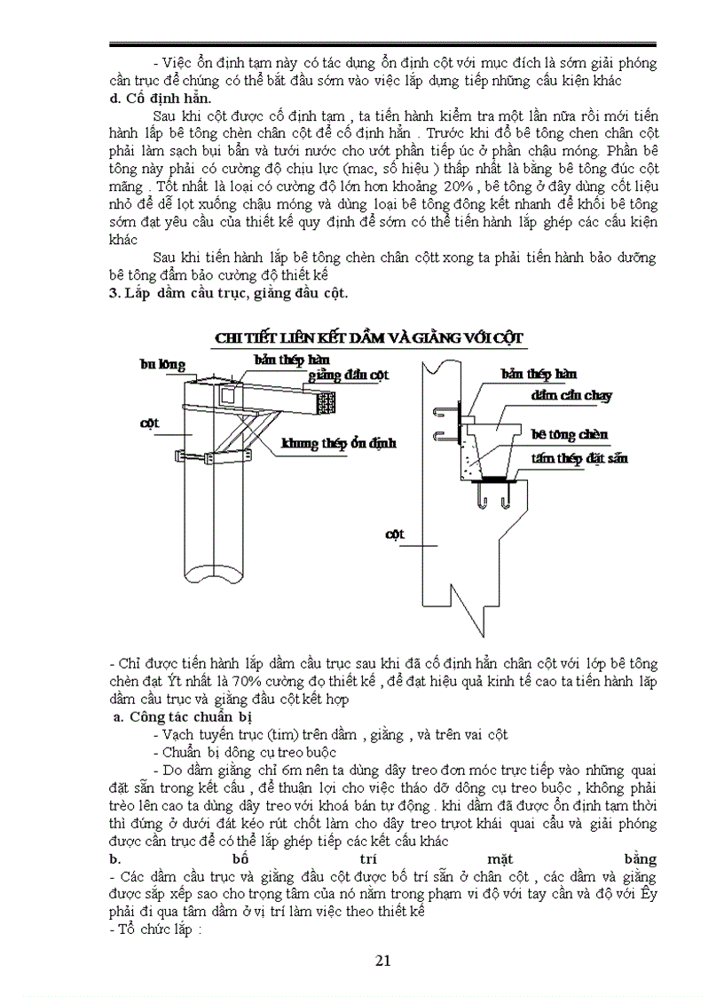 image for page Thuyết minh :kỹ thuật lắp ghép nhà công nghiệp 1 tầng