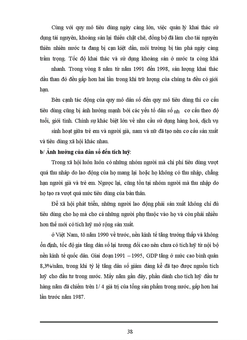 image for page Nêu và phân tích ảnh hưởng của sự phát triển dân số đến sự phát kinh tế xã hội ở việt nam