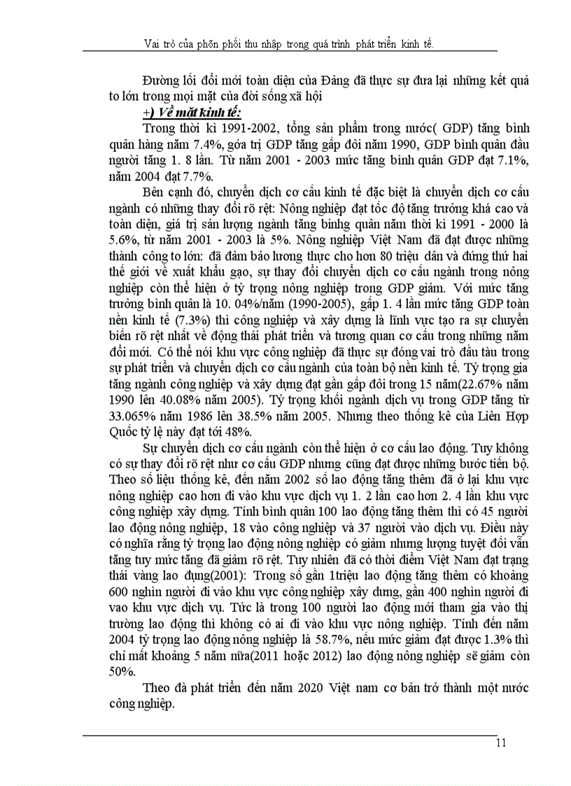 image for page Vai trò của phân phối thu nhập trong quá trình phát triển kinh tế.