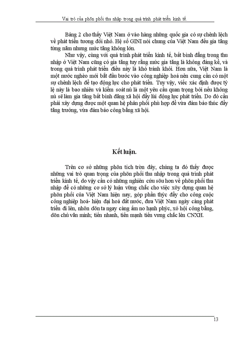 image for page Vai trò của phân phối thu nhập trong quá trình phát triển kinh tế.