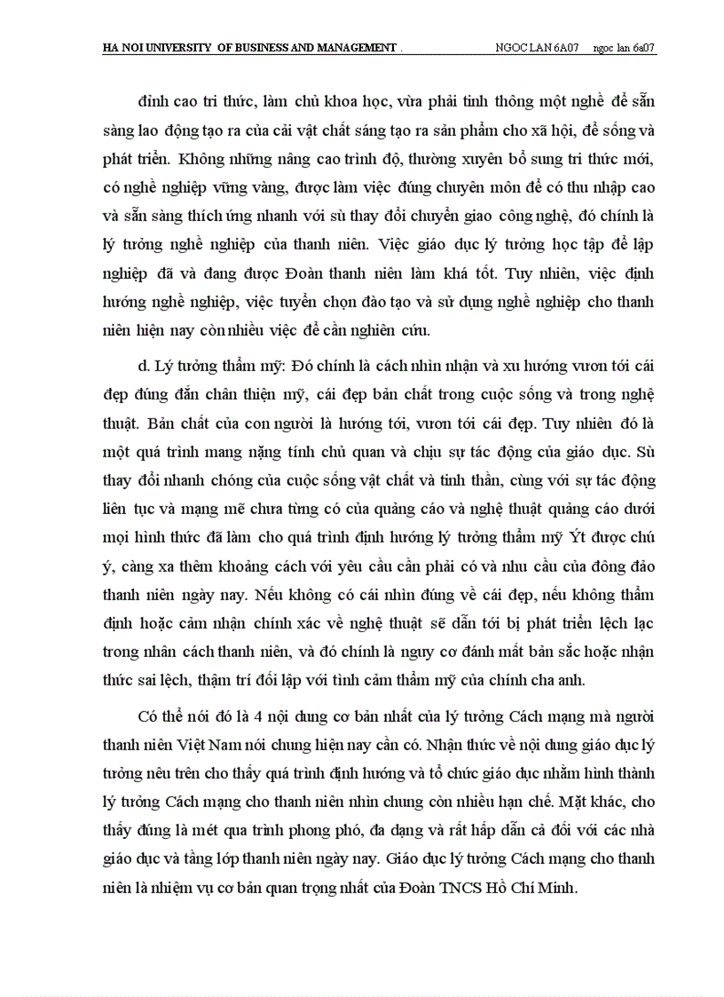 image for page Công tác giáo dục lý tưởng cách mạng cho thanh niên