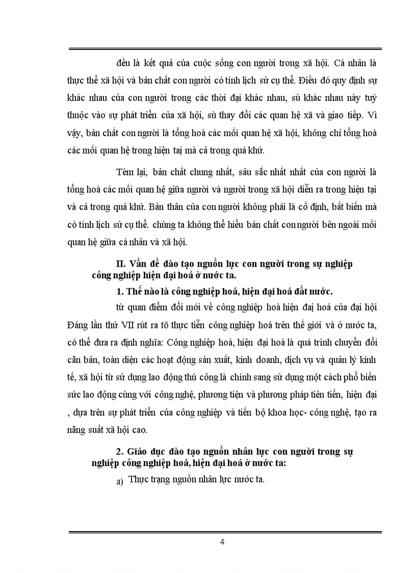 image for page Con người và vấn đề đào tạo nguồn lực con người trong sự nghiệp công nghiệp hoá hiện đại hoá đất nước