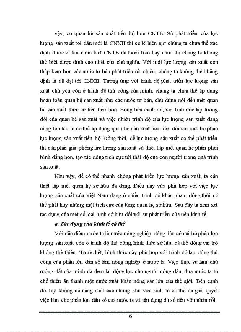 image for page Quy luật quan hệ sản xuất phù hợp với trình độ phát triển lực lượng sản xuất với việc phân tích tính tất yếu phát triển nền kinh tế nhiều thành phần ở Việt Nam trong thời kỳ quá độ