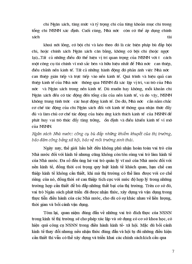 image for page Vai trò điều tiết vĩ mô nền kinh tế của ngân sách nhà nước