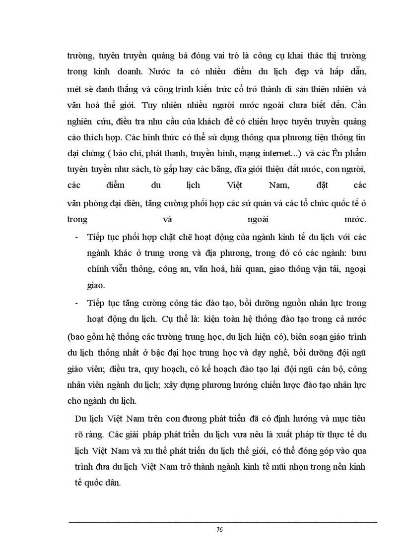 image for page Kết hợp các loại hình dịch vụ trong phát triển du lịch ở nước ta.