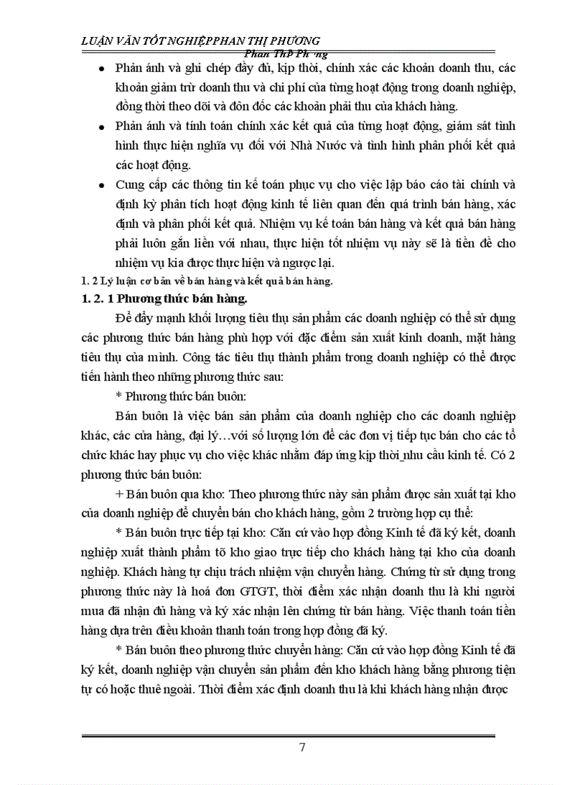 image for page Tổ chức công tác kế toán bán hàng và kết quả bán hàng ở công ty dệt may Hà Nội