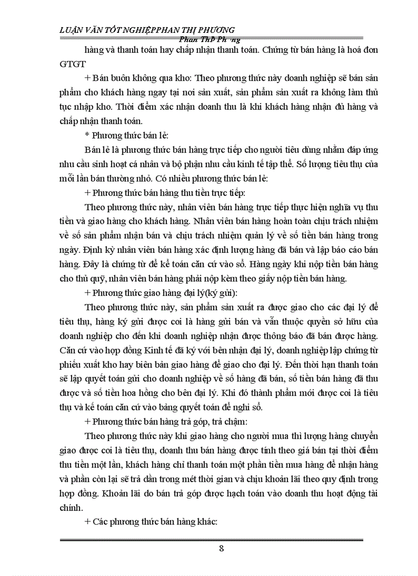 image for page Tổ chức công tác kế toán bán hàng và kết quả bán hàng ở công ty dệt may Hà Nội
