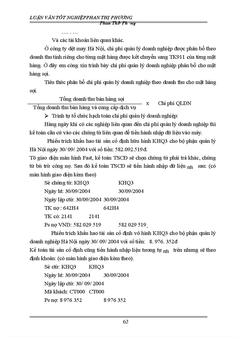 image for page Tổ chức công tác kế toán bán hàng và kết quả bán hàng ở công ty dệt may Hà Nội