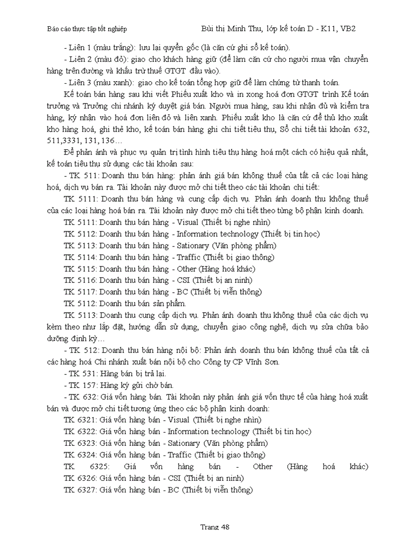 image for page Hoàn thiện hạch toán tiêu thụ hàng hoá và xác định kết quả kinh doanh thương mại tại Chi nhánh Công ty Cổ phần Vĩnh Sơn Hà Nội