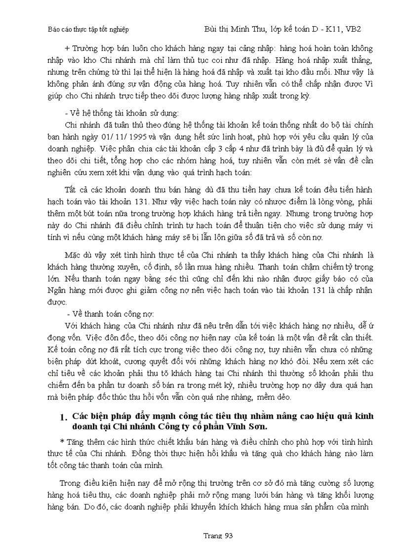 image for page Hoàn thiện hạch toán tiêu thụ hàng hoá và xác định kết quả kinh doanh thương mại tại Chi nhánh Công ty Cổ phần Vĩnh Sơn Hà Nội