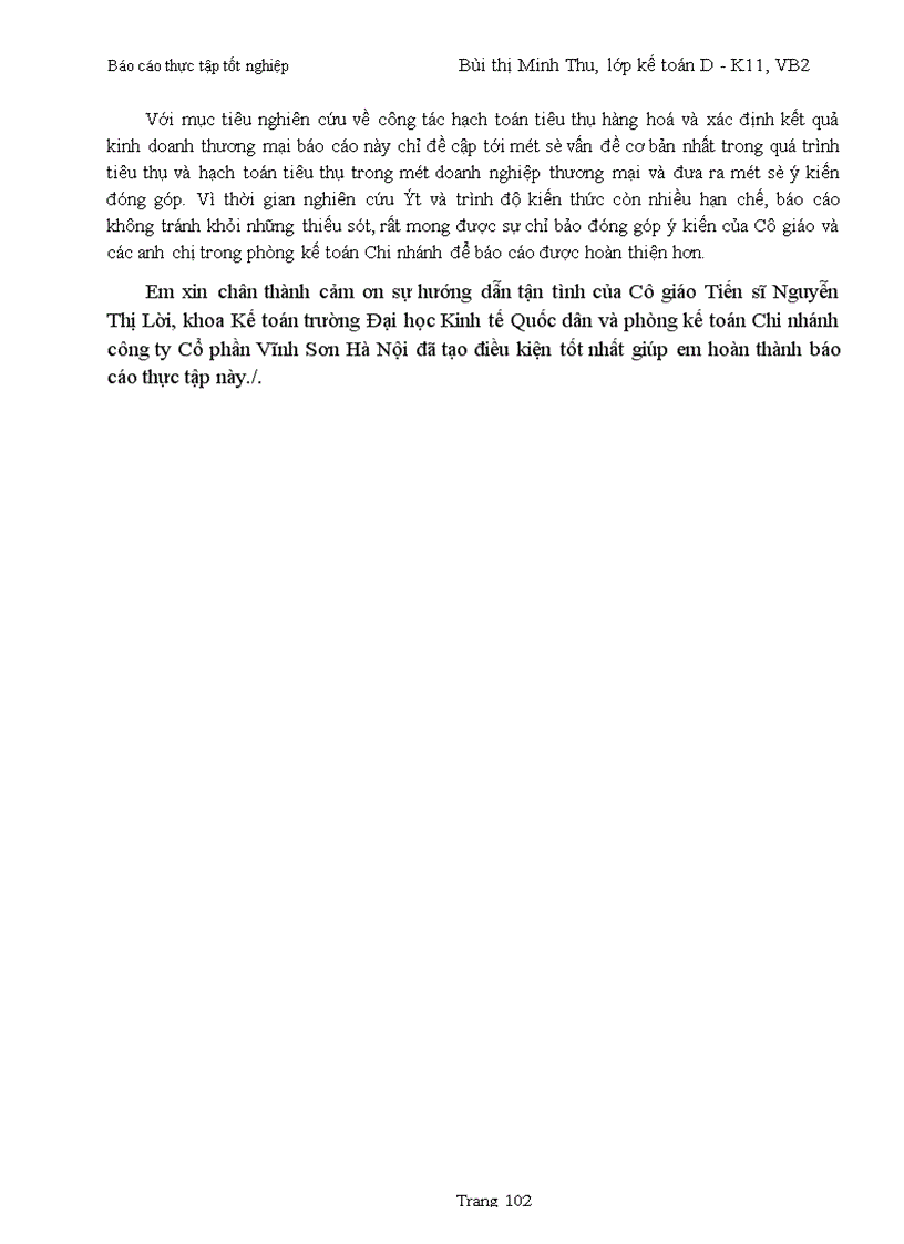image for page Hoàn thiện hạch toán tiêu thụ hàng hoá và xác định kết quả kinh doanh thương mại tại Chi nhánh Công ty Cổ phần Vĩnh Sơn Hà Nội