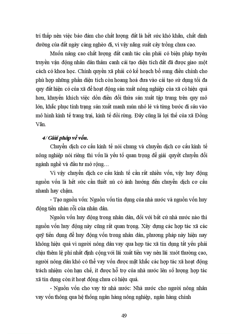 image for page Giải pháp chuyển dịch cơ cấu nông nghiệp theo hướng công nghiệp hoá của xã Đồng Văn