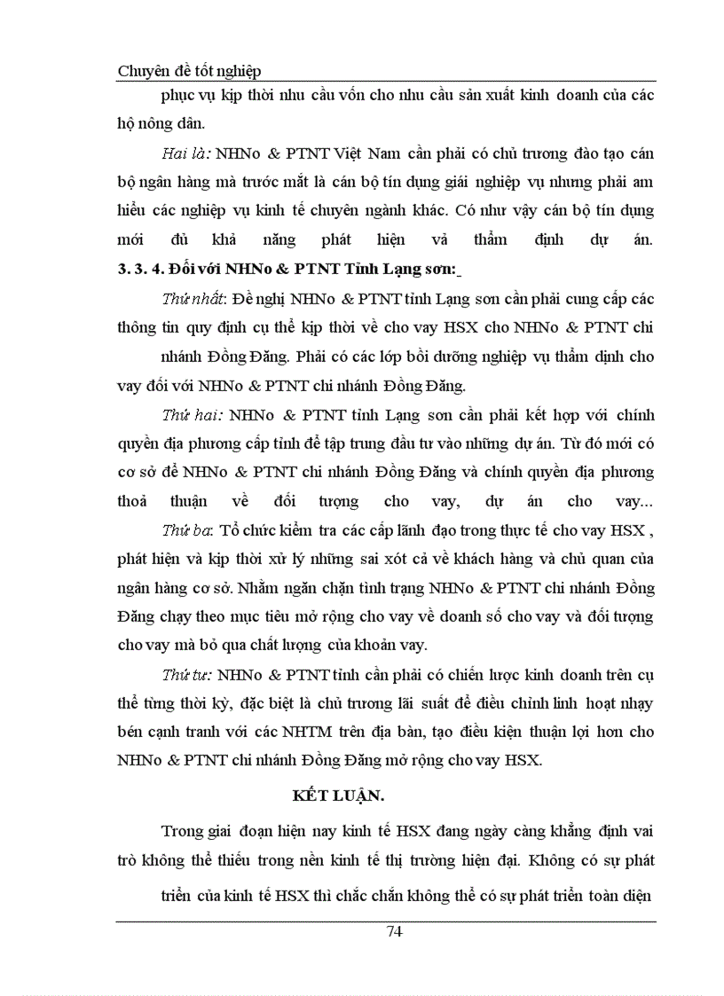 image for page Một số giải pháp mở rộng cho vay HSX tại NHNo&PTNT chi nhánh Đồng Đăng tỉnh Lạng sơn