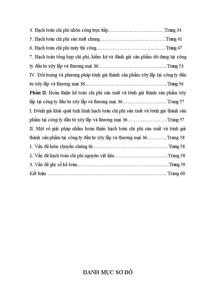 image for page Kế toán chi phí sản xuất và tính giá thành sản phẩm xây lắp tại công ty đầu tư xây lắp và thương mại 36