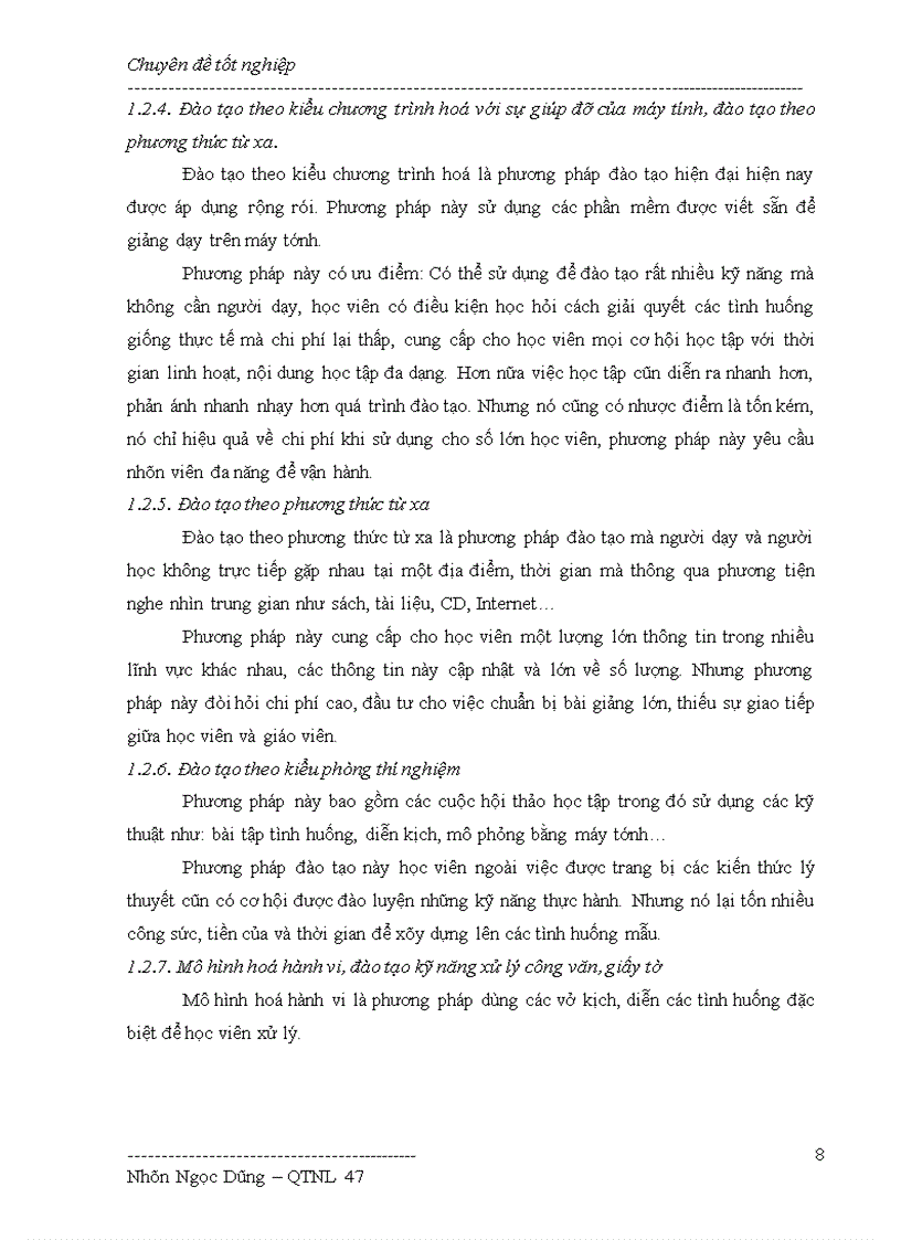 image for page Hoàn thiện công tác đào tạo và phát triển Nguồn nhân lực tại Ngân hàng TMCP kỹ thương Việt Nam – Techcombank