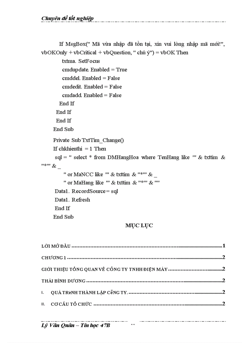image for page Xây dựng phần mềm quản lý bán hàng tại công ty TNHH Điện Máy Thái Bình Dương