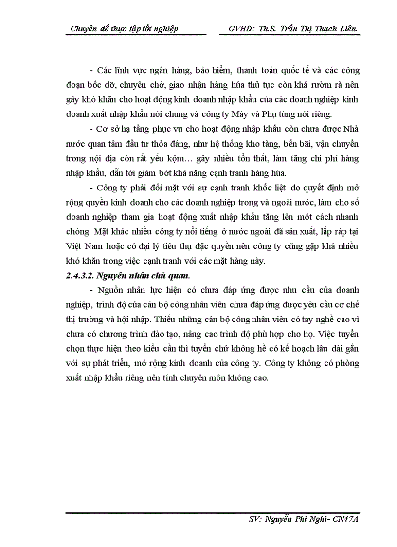 image for page Nâng cao hiệu quả hoạt động nhập khẩu tại công ty Máy và Phụ Tùng