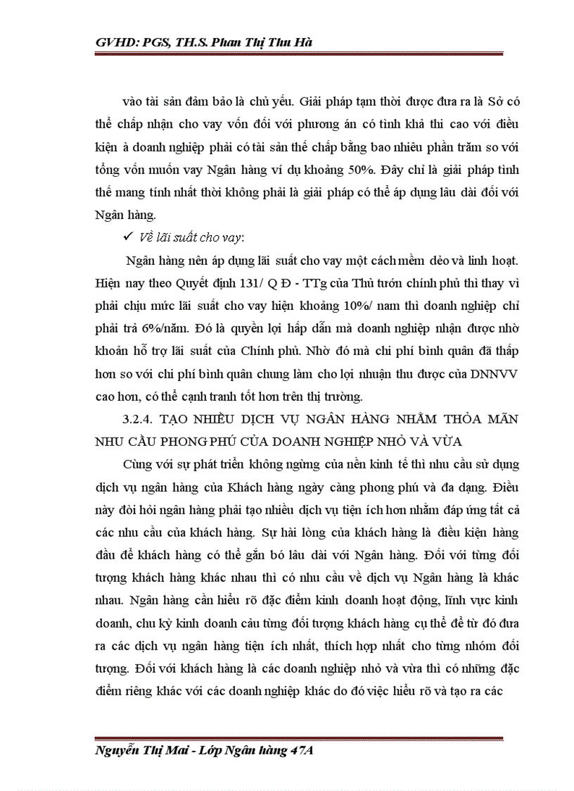 image for page Các giải pháp nhằm mở rộng cho vay đối với doanh nghiệp nhỏ và vừa tại Sở giao dịch Ngân hàng thương mại cổ phần Ngoại thương Việt Nam