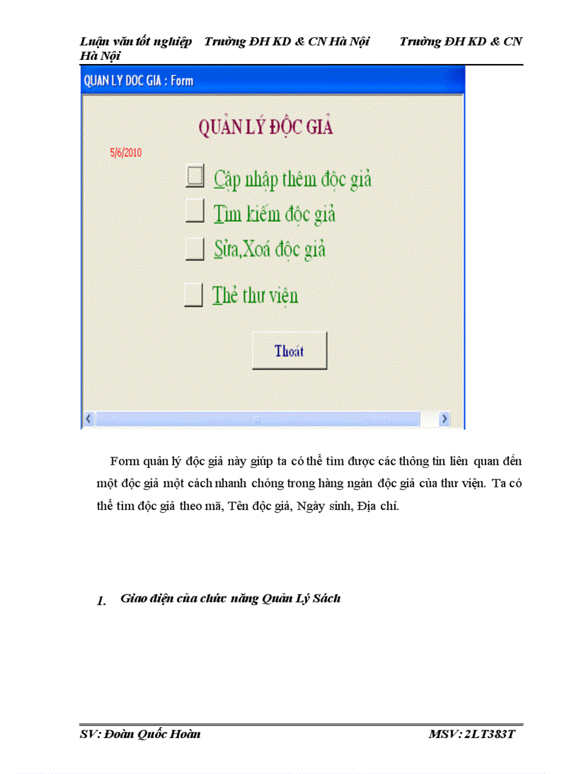image for page Tầm quan trọng của việc phân tích và thiết kế hệ thống để từ đó phát triển và xây dựng phần mềm quản lý thư viện
