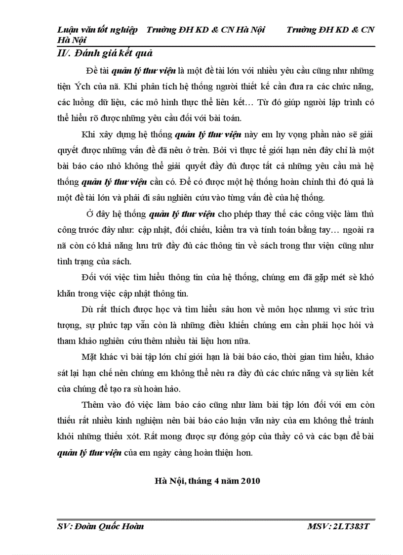 image for page Tầm quan trọng của việc phân tích và thiết kế hệ thống để từ đó phát triển và xây dựng phần mềm quản lý thư viện