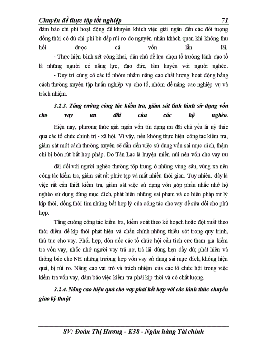 image for page Giải pháp nâng cao hiệu quả cho vay hộ nghèo tại Ngân hàng chính sách xã hội huyện Tân Lạc - tỉnh Hoà Bình