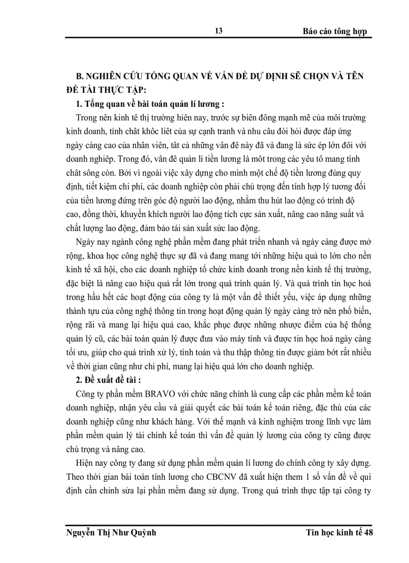 image for page Báo cáo thực tập tổng hợp tại Công ty cổ phần phần mềm BRAVO