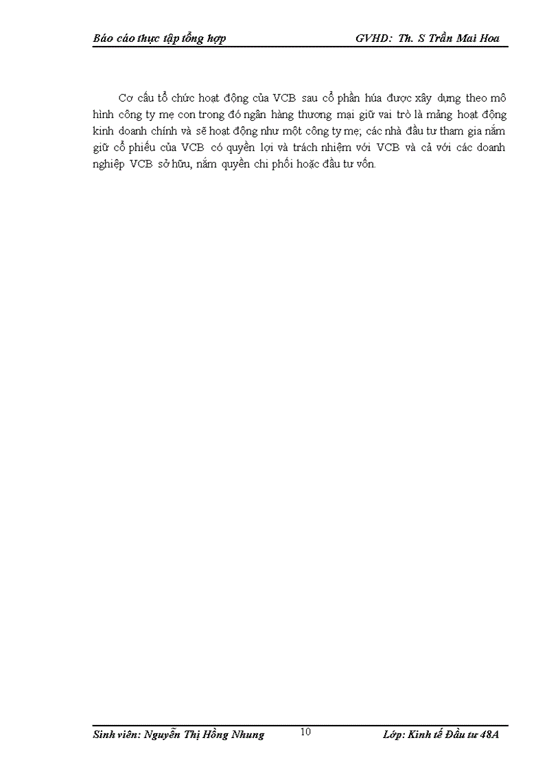 image for page Báo cáo thực tập tổng hợp tại ngân hàng thương mại cổ phần Ngoại thương Việt Nam