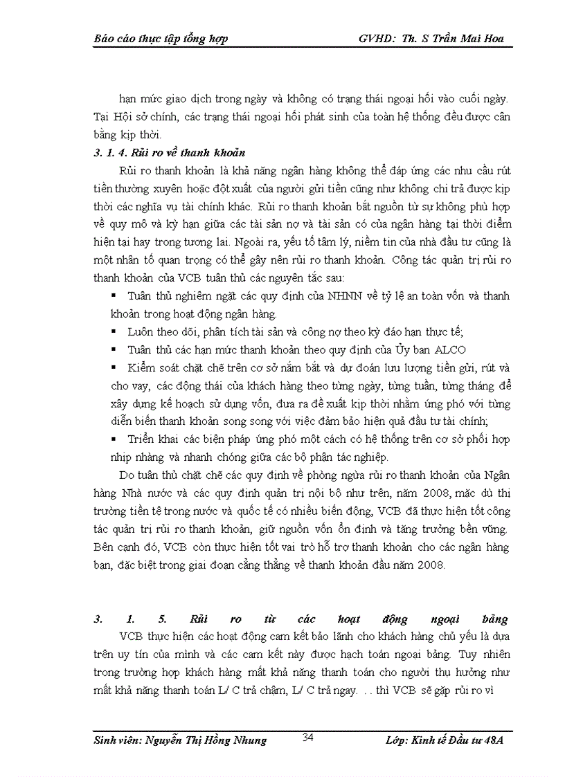 image for page Báo cáo thực tập tổng hợp tại ngân hàng thương mại cổ phần Ngoại thương Việt Nam