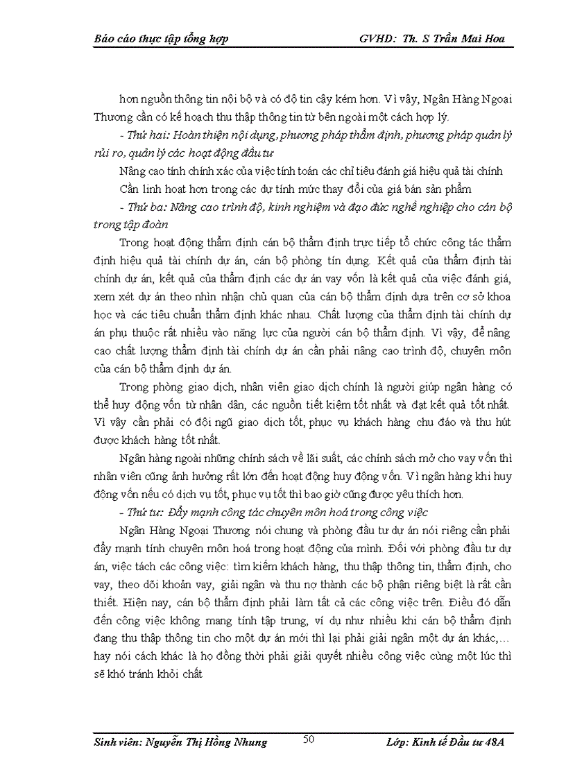 image for page Báo cáo thực tập tổng hợp tại ngân hàng thương mại cổ phần Ngoại thương Việt Nam