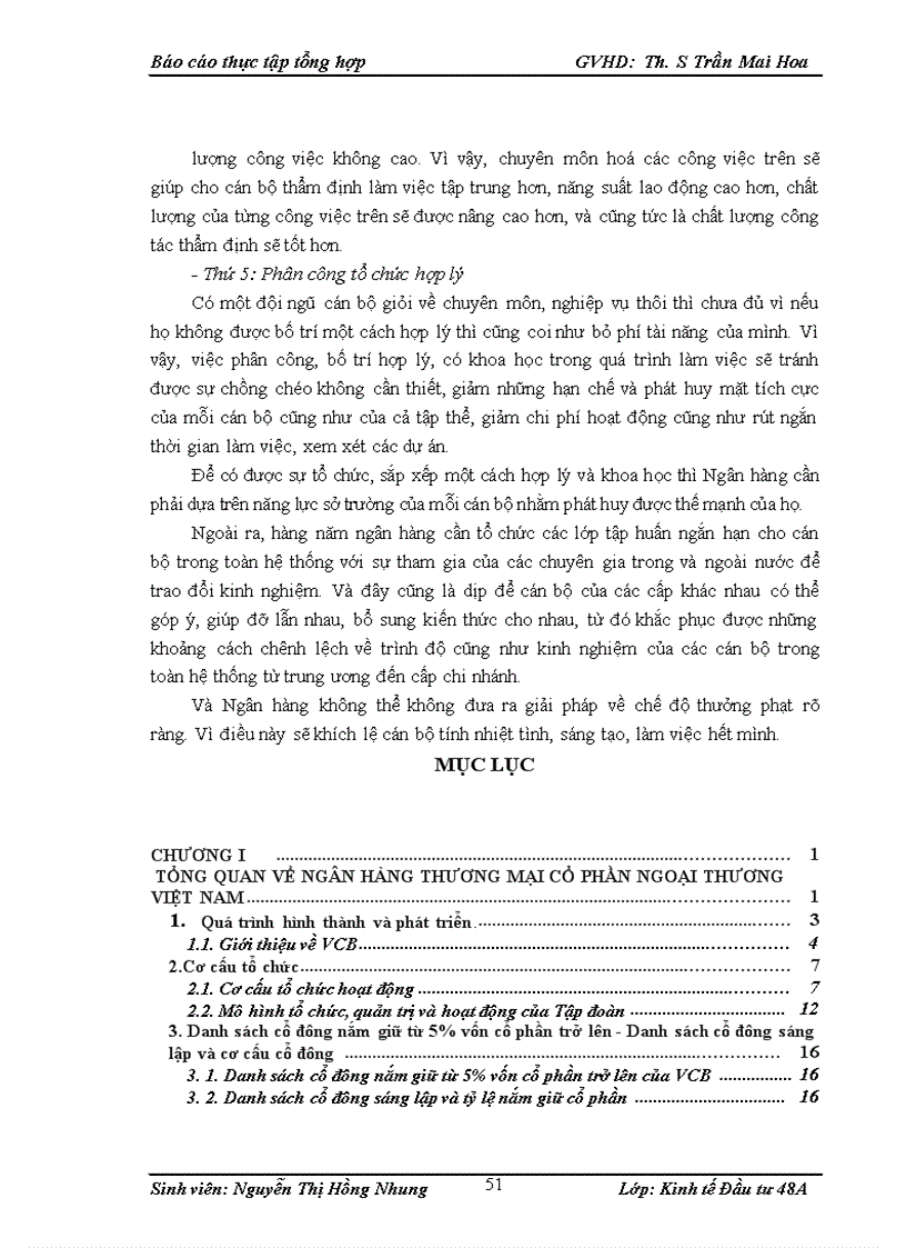 image for page Báo cáo thực tập tổng hợp tại ngân hàng thương mại cổ phần Ngoại thương Việt Nam