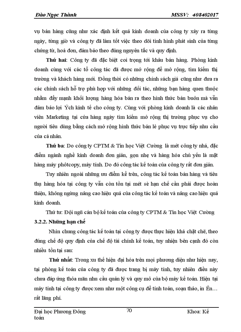 image for page Hoàn thiện công tác kế toán bán hàng và xác định kết quả kinh doanh tại công ty cổ phần thương mại và tin học Việt Cường