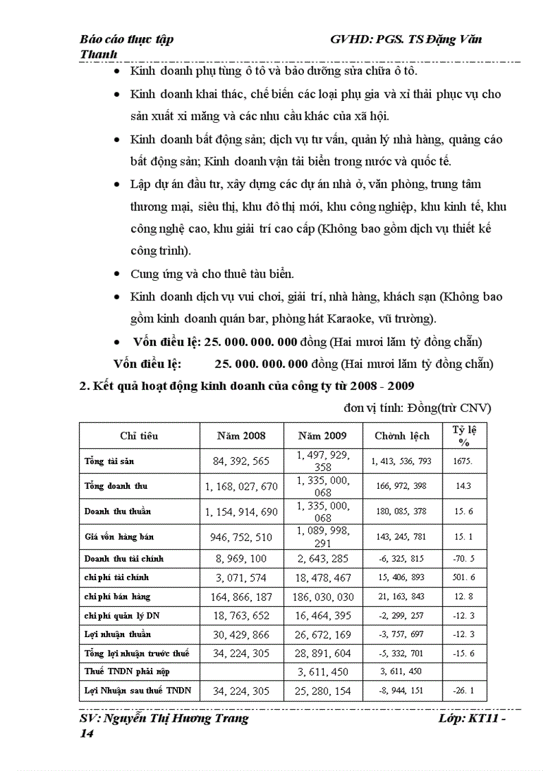 image for page Báo cáo thực tập Công ty Cổ phần Vật tư Vận tải Xi măng