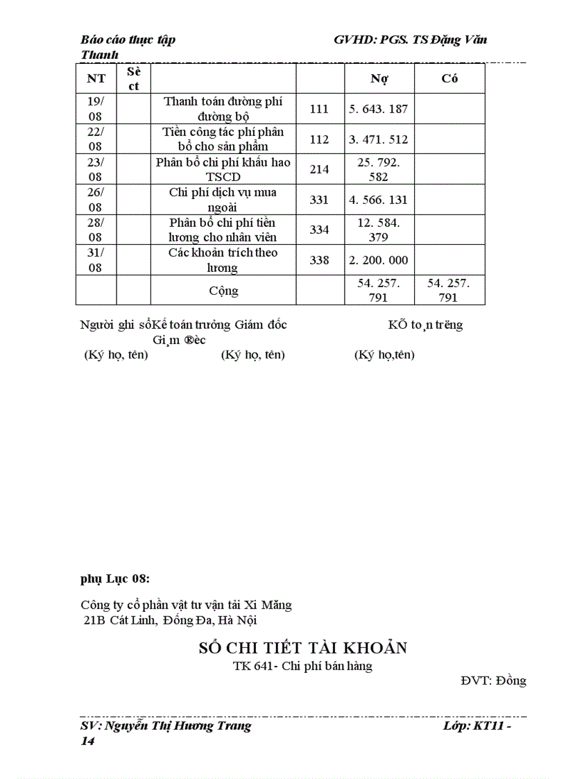 image for page Báo cáo thực tập Công ty Cổ phần Vật tư Vận tải Xi măng
