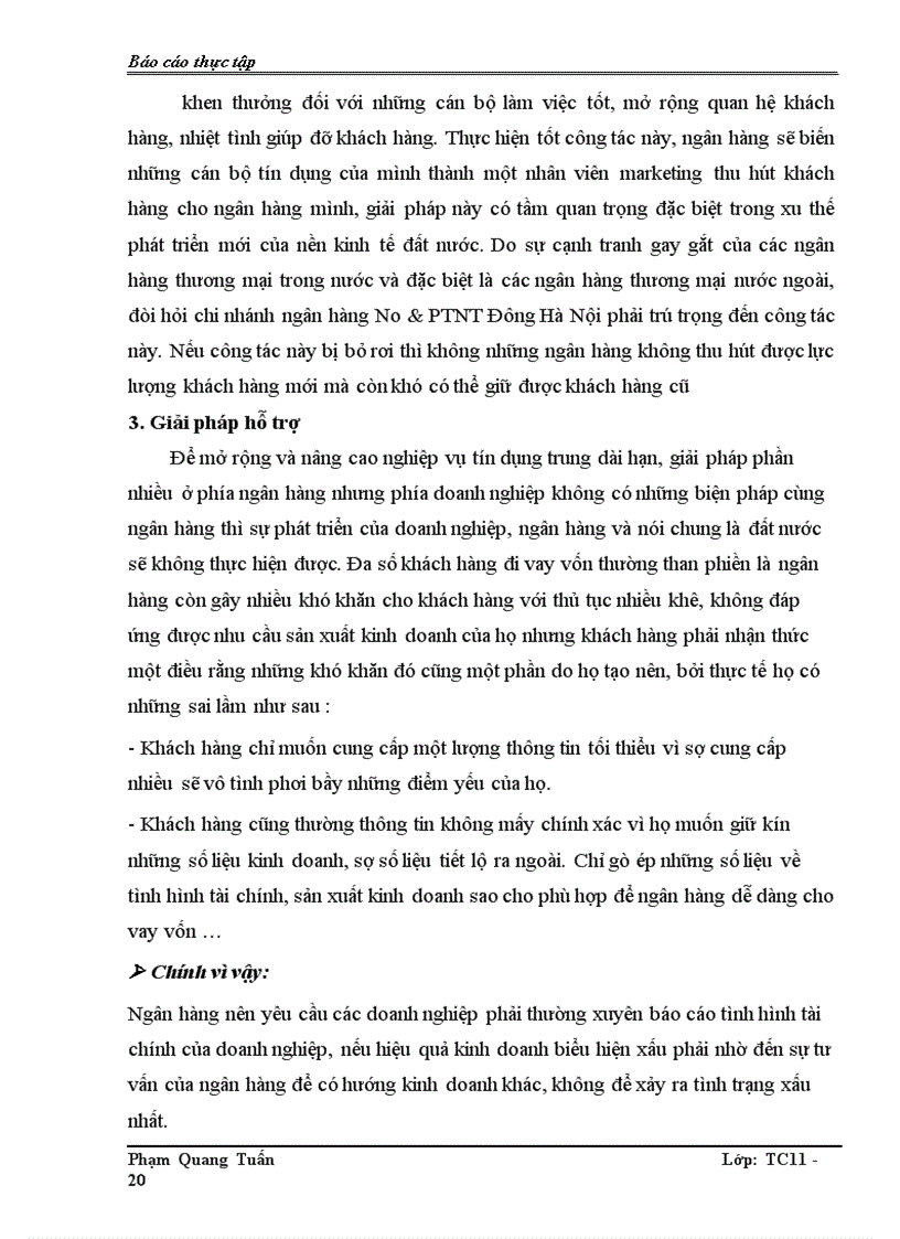 image for page Báo cáo thực tập tại Ngân hàng TMCP Kỹ thương Việt Nam Chi nhánh Hà Nội