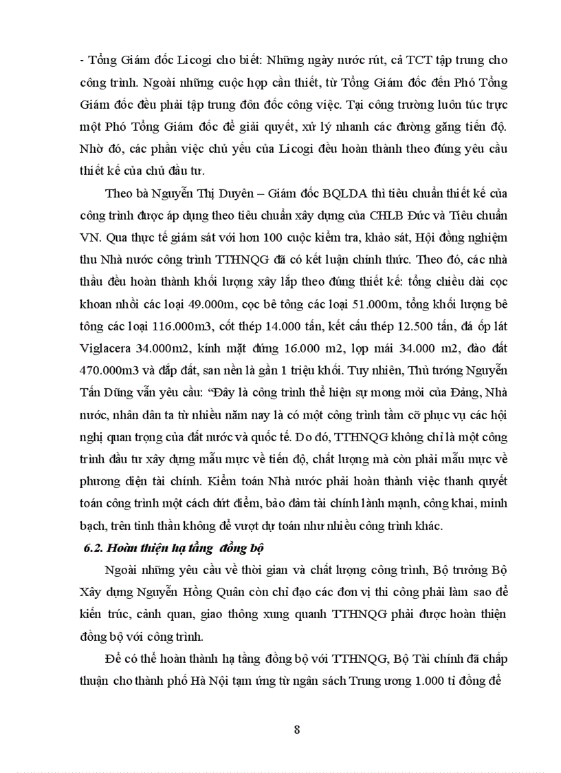 image for page Phân tích đánh đổi mục tiêu trong quá trình Quản lý Dự án Xây dựng Trung tâm Hội nghị Quốc gia