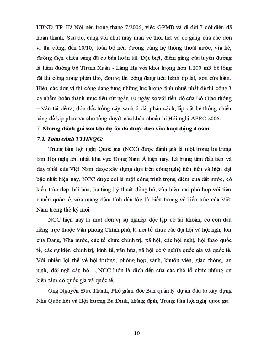 image for page Phân tích đánh đổi mục tiêu trong quá trình Quản lý Dự án Xây dựng Trung tâm Hội nghị Quốc gia