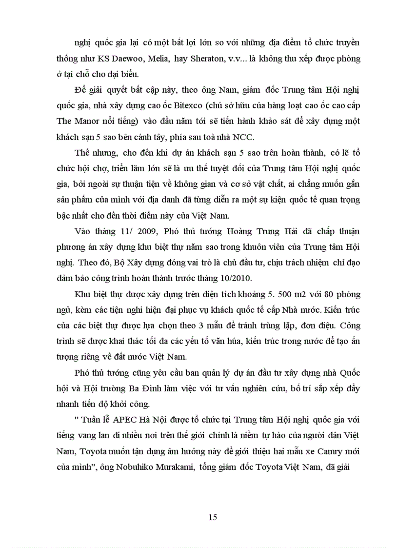 image for page Phân tích đánh đổi mục tiêu trong quá trình Quản lý Dự án Xây dựng Trung tâm Hội nghị Quốc gia