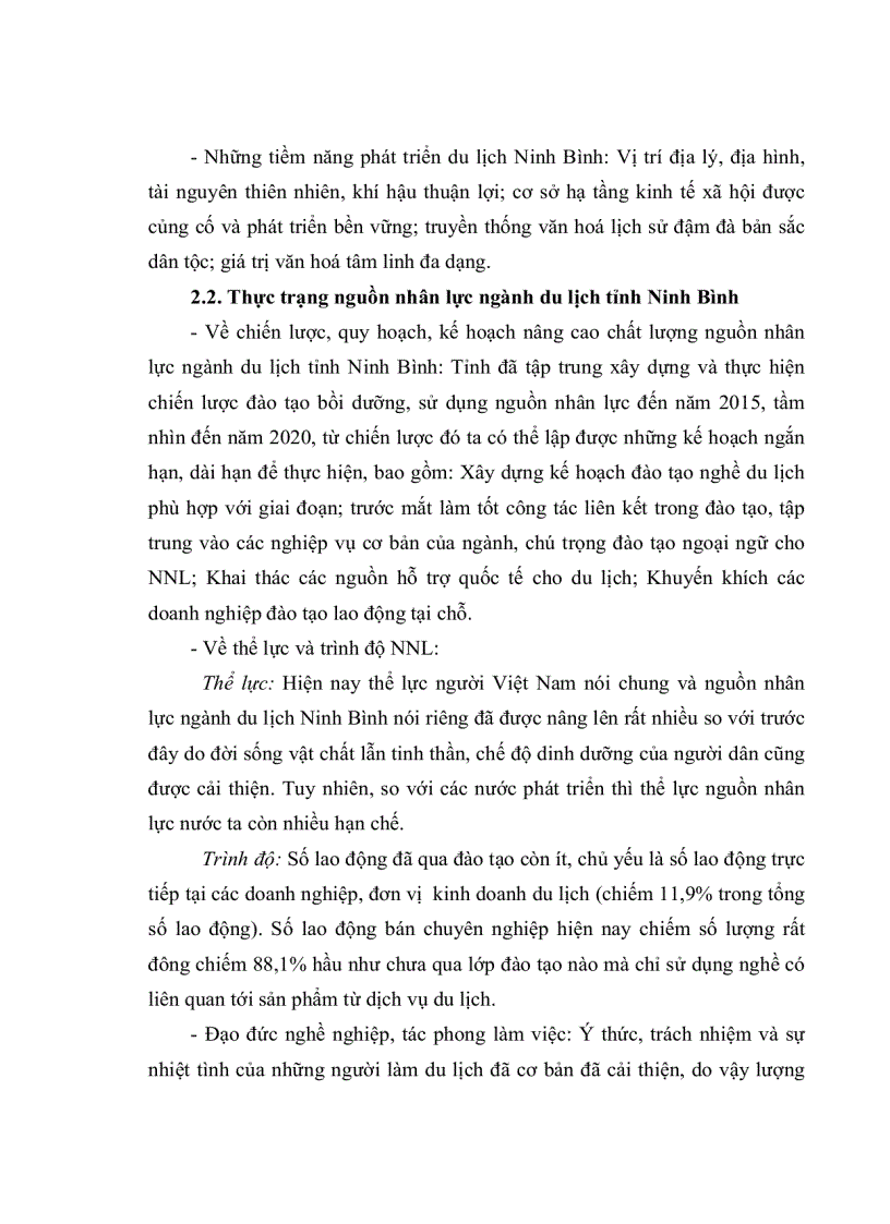 image for page Nâng cao chất lượng nguồn nhân lực ngành du lịch tỉnh Ninh Bình