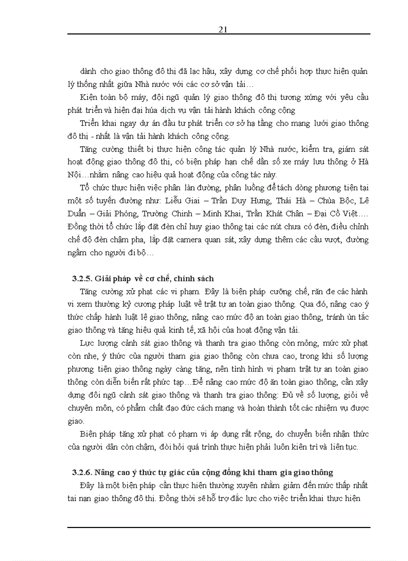 image for page Một số giải pháp nhằm hạn chế ùn tắc giao thông trên địa bàn Hà Nội
